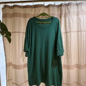 Free People Forest Green Mini Dress